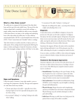 Talar Dome Lesion