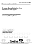 Knee replacement – therapy - Northern Lincolnshire and Goole NHS