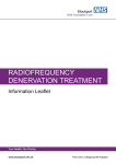 Radiofrequency Denervation Treatment