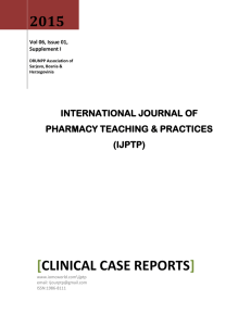Clinical CAse Reports - International Online Medical Council