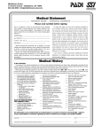 Medical Evaluation Form.