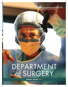 Department of Surgery Annual Report 2014