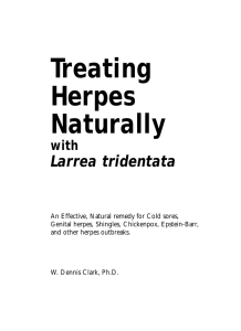 Treating Herpes Naturally