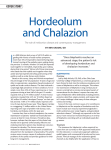 Hordeolum and Chalazion