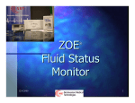 ZOETM Fluid Status Monitor - Noninvasive Medical Technologies