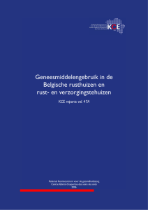 Geneesmiddelengebruik in de belgische rusthuizen en rust