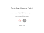 The Urology Milestone Project