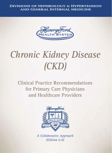 Chronic Kidney Disease (CKD) - American Society of Nephrology