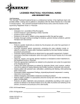 licensed practical/ vocational nurse job description