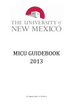micu guidebook 2013 - UNM Hospitalist Wiki / University of New