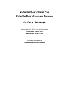 UnitedHealthcare Choice Plan Group #902027 - SCIBEW