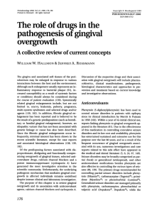 The role of drugs in the pathogenesis of gingival overgrowth