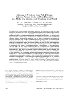 Influence of Nebulizer Type With Different Pediatric