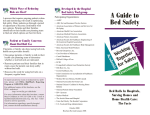 8826 Kendal Guide to Bed Safety
