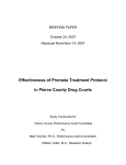 Effectiveness of Prometa Treatment Protocol in Pierce County Drug