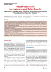 Videostroboscopy in Laryngopharyngeal Reflux Disorder