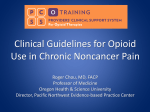 Chronic Opioid Therapy In Chronic Noncancer Pain