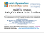 Clearfield-Jefferson Adult /Child Mental Health Providers