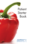 Patient Starter Book - Adipex-P