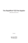 The RapidPort® EZ Port Applier