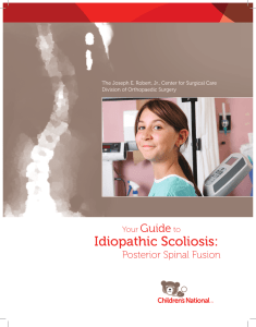 Idiopathic Scoliosis - Children`s National Health System