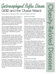 GERD and the Obese Patient