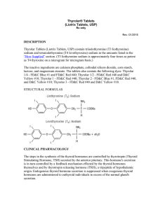 Thyrolar® Tablets (Liotrix Tablets, USP)