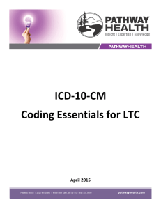 ICD-10-CM Coding Essentials for LTC