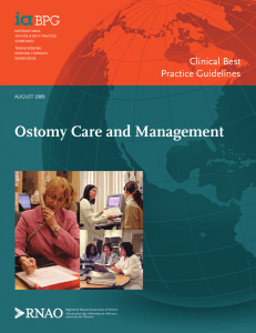 Ostomy Care and Management - Registered Nurses` Association of