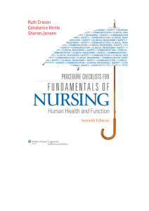 Procedure Checklists for Fundamentals of Nursing Human Health