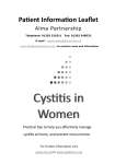 Cystitis in Women - The Alma Partnership