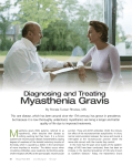 Diagnosing and Treating Myasthenia Gravis