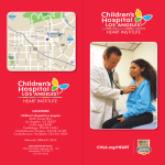Heart Institute Brochure - Children`s Hospital Los Angeles