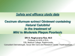 Natural Calcitriol Ointment in the treatment of Mild