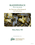 Bladderwrack: An Overview of the Research and Indications