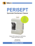 Sporicidal Disinfectant Cleaner