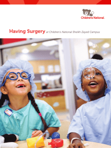 Having Surgery at Children`s - Children`s National Health System