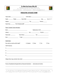 pediatric intake form