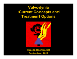 Vulvodynia Current Concepts and Treatment Options