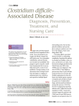 Clostridium difficile– Associated Disease