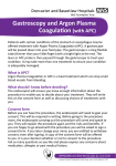 Gastroscopy and Argon Plasma Coagulation (with APC)