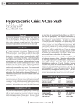 Hypercalcemic Crisis: A Case Study