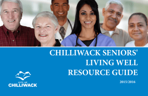 Chilliwack Seniors` Living Well Resource Guide