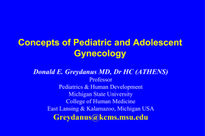 Concepts of Pediatric and Adolescent Gynecology