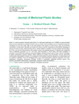 Senna - Journal of Medicinal Plants Studies