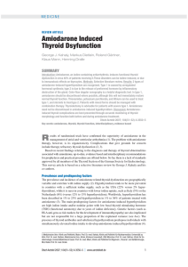 Amiodarone Induced Thyroid Dsyfunction