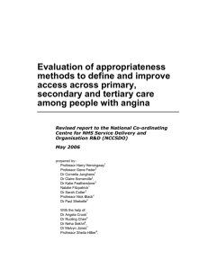 Evaluation of appropriateness methods to define and improve