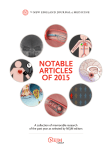 notable articles of 2015 - New England Journal of Medicine