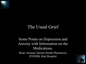 Clinical Refresher on Depression and Anxiety