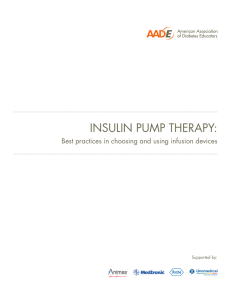 Best practices in choosing and using infusion devices